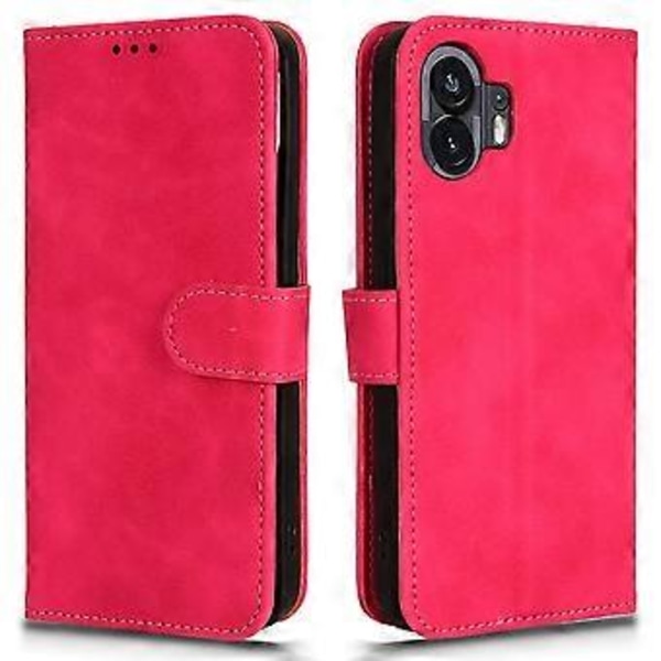 Til Nothing Phone (2) Telefonetui Stativ Hud-touch Tegnebog PU Læder Fuld Beskyttelse Telefon Cover