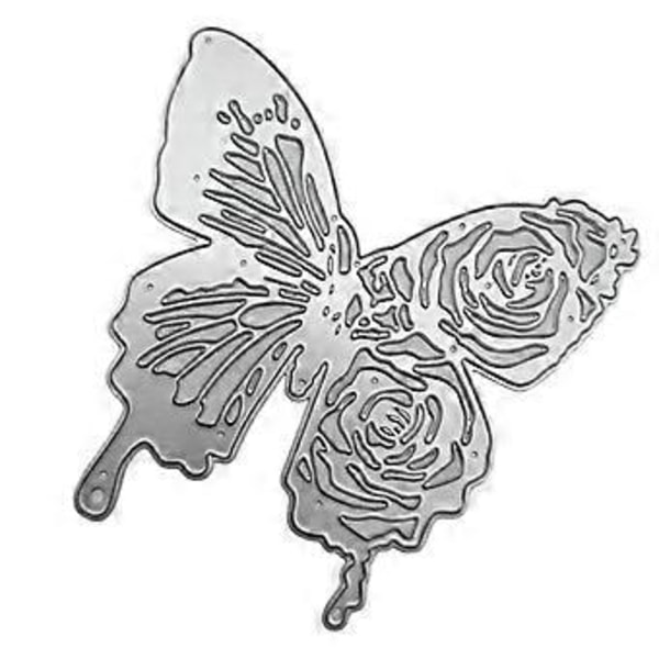 Suuret leikkausmuotit perhoselle, stensiili, scrapbooking, DIY-albumi, leimapaperi, kortti, käsintehtyihin onnittelukortteihin, reliefointia varten