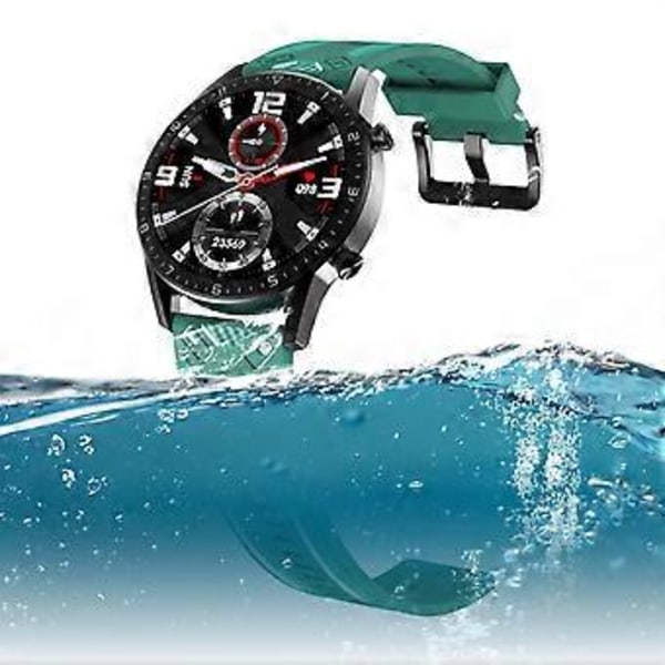 Klockarmband 20mm 22mm Universellt Vattentätt Kolfibertextur Smart Klocka Ersättningsarmband Kompatibelt Samsung Galaxy Watch (22 mm Mörkblå)