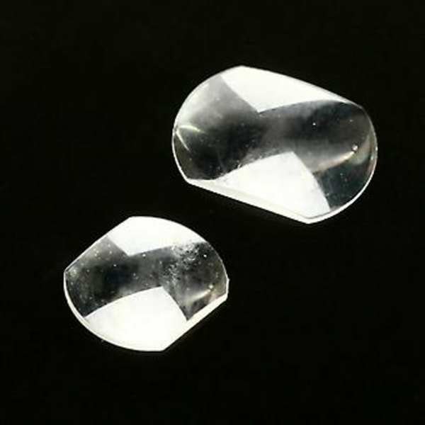 Safir Bubbla Förstoringsglas Lins för Klocka Datumfönster Kristallglas Lim Förstoring (7.0 x 5.5mm)