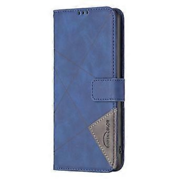 BINFEN COLOR BF05 For Infinix Note 40 Etui Stativ Lommebok PU Lær Geometrisk Telefondeksel (Stil C)