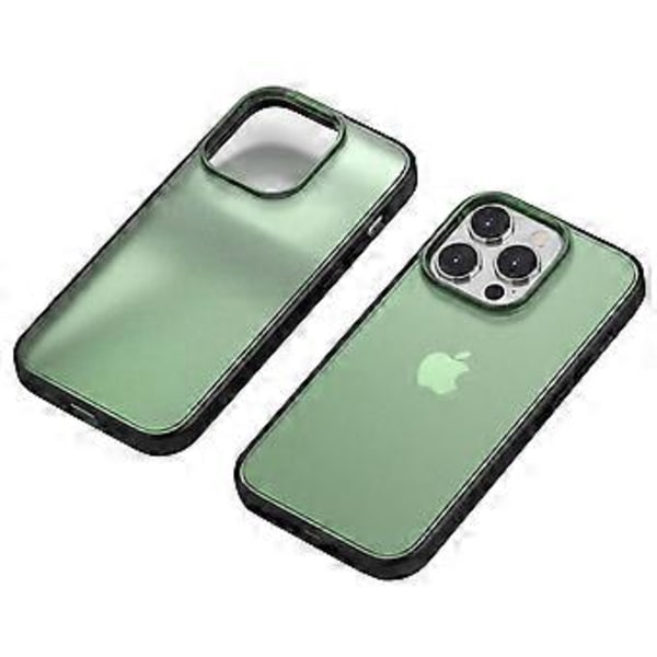 Phantom Series för iPhone 13 Pro Genomskinligt Matt Skal TPU+PC Smalt Skyddande Telefonfodral (Stil D)