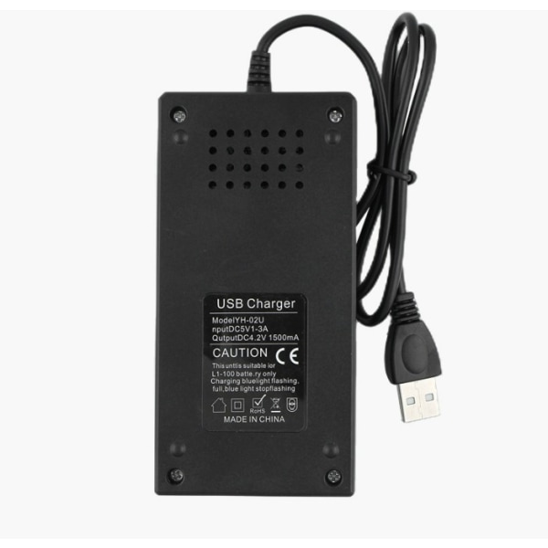 Universal LED-batterioplader 21700 batterioplader 1 rum til 22670 22650 21700 20650 18650