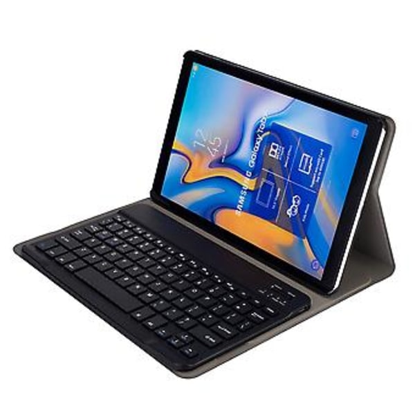 Dy590 Bluetooth-tangentbord + PU-fodral Svart för Galaxy Tab A 10.5