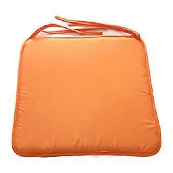 Stolhynde Ensfarvet Bærbar Polyester Robust og Holdbar Stolhynde til Hjemmet Qinhai (Orange)