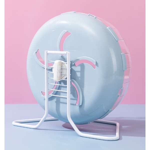 Blå 12cm gennemsigtig hamster løbehjul