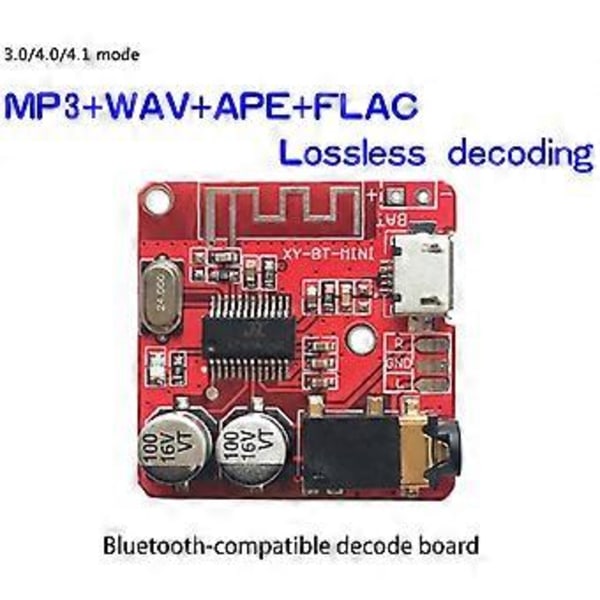 3.7-5V MP3 Bluetooth-kompatibel Tabløs Dekoderkort Bil Stereo Højttaler