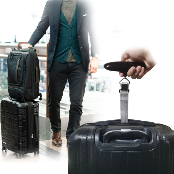 Elektronisk bagagevåg Resebagagevåg Bärbar resväska S