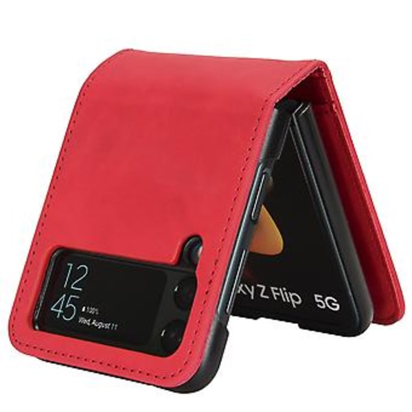 Ihomainen puhelimen kuori Samsung Galaxy Z Flip4 5G:lle (Punainen)