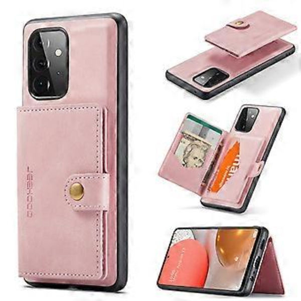 Retro Magnetiskt Avtagbart Skal för Samsung Galaxy A72 5G (Rosa)