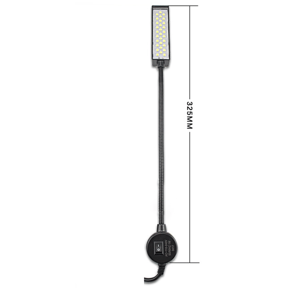 LED Symaskine Lampe 30 LED Lampe med Afbryder Magnetisk Montering Ba