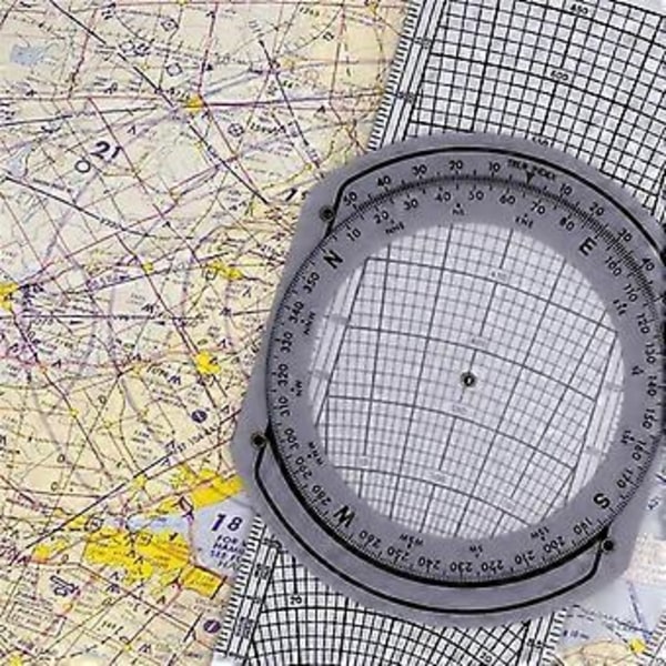E6B Flyvecomputer Luftfartsplotter Cirkelformet Skydelinie Brugt i Luftfartsflyvningstræning Pilot Tra