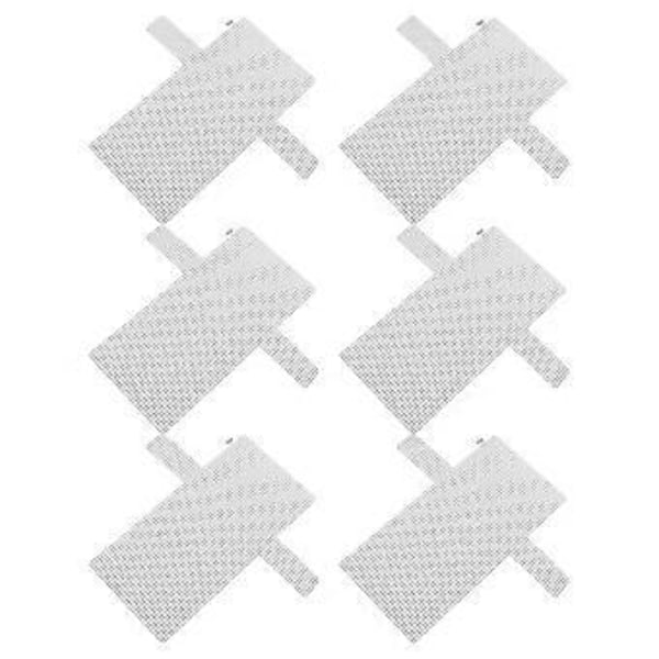 6 st Väska DIY Plastark Broderi Stickväska Handväska Rutnät