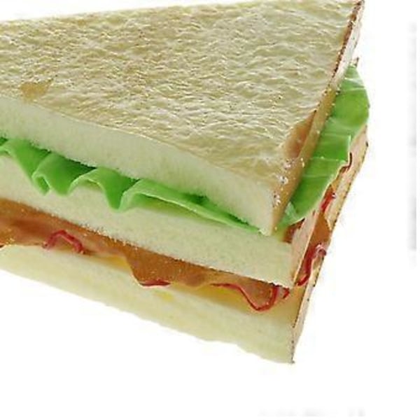Kunstigt Brød Mad Udstillingskøkken Indretning Børn Lader Som Om Tricky Legetøj (Sandwich)