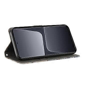 Til Xiaomi Redmi Note 12 4G PU Læder Flip Telefon Case 3D Mønster Trykt Tegnebog Stativ Cover (Style D)