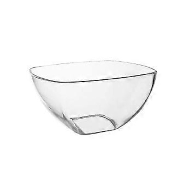 Salladsskål Serveringsskål Akryl Transparent Blandskål Lättviktig Serveringsfat Snacks Skål Godisskål för Evenemang Bar Bröllop (12.5cmx6.2cm)