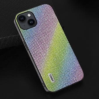 Diamond Black Edge Telefon Cover til iPhone 14 Plus (multifarvet)