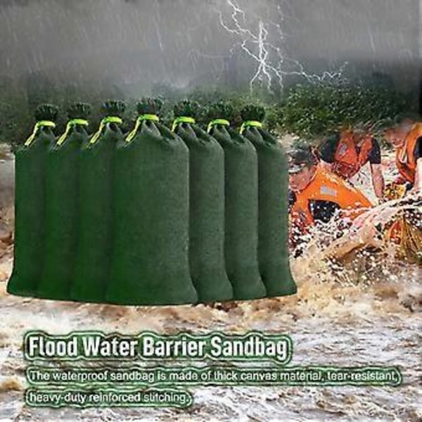 Genanvendelig Oversvømmelsesvand Barriere Sandsæk Non-woven Sandsække Vandtæt Oversvømmelsesdør (20*40cm)