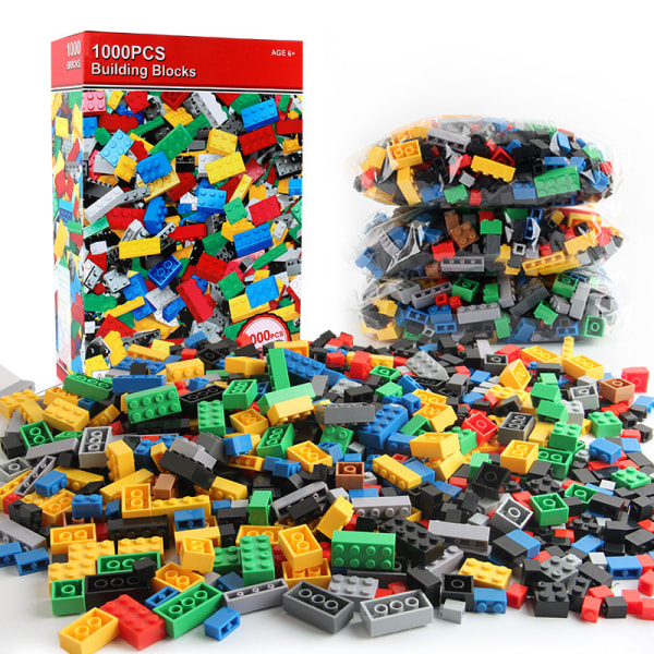 DIY Konstruktion Bygg Kreativa Klossar 1000 st Block Set, Com