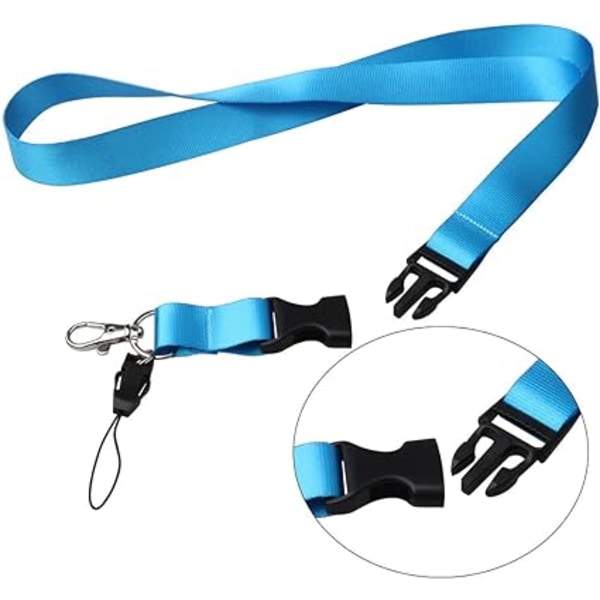 2 Pcs Nylon Neck Strap, Office Lanyard Detachable Lanyard ID Badg