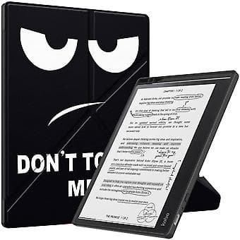 Målat Läder Smart Tabletfodral För Kobo Elipsa 2E (Big Eye ME)
