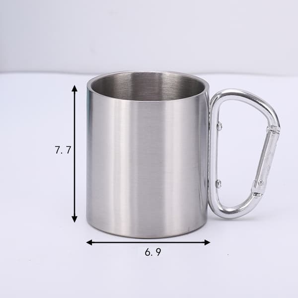 Udendørs krus til camping, kompakt og let, 220 ml