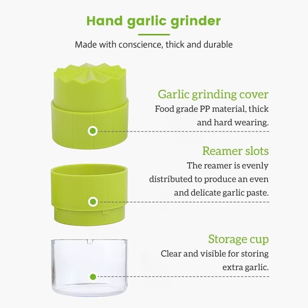 Garlic Press, Garlic Garlic Press, Garlic Press With Contain