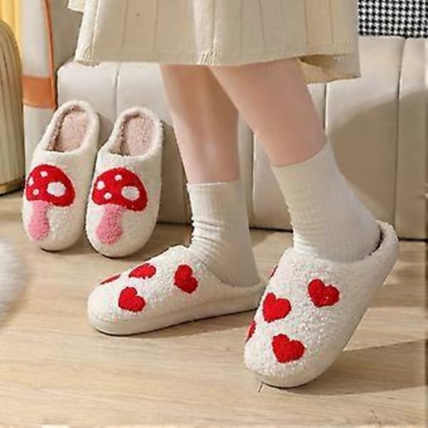 Lämpimät ja pehmeät unisex talvitossut sisäkäyttöön kylmiin päiviin _38 (EU 36 tai 37)