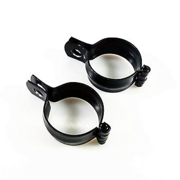 Tåkelys Spotlight Monteringsholder Jernklemmeholder Motor Modifikasjonsdeler (32mm-41mm Svart)