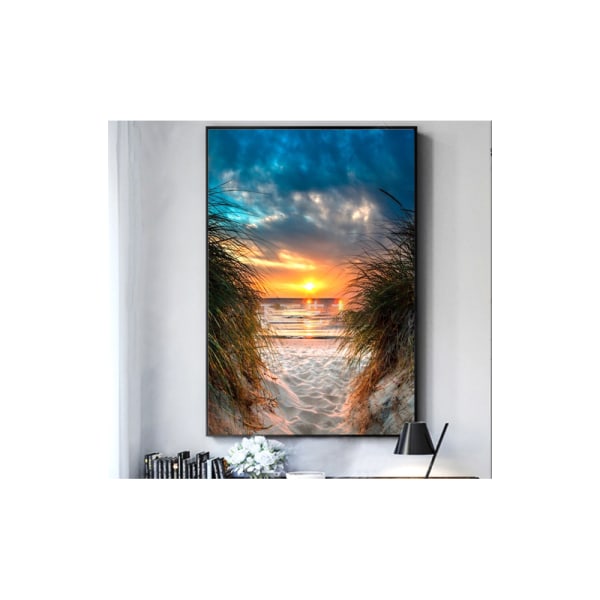 (30x40cm)X0146 D diamond painting seaside scenery full diamo