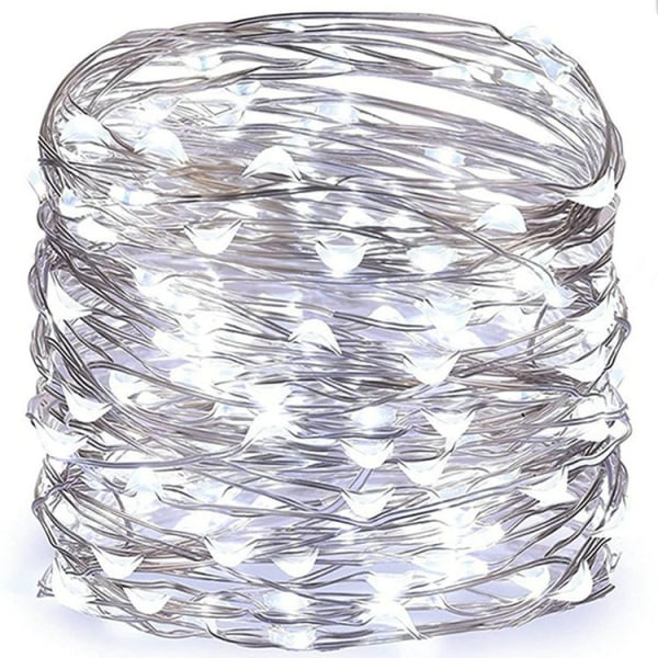 Batteridrevet LED-lyssnor 2M 20 LED Mini LED-lyssnor