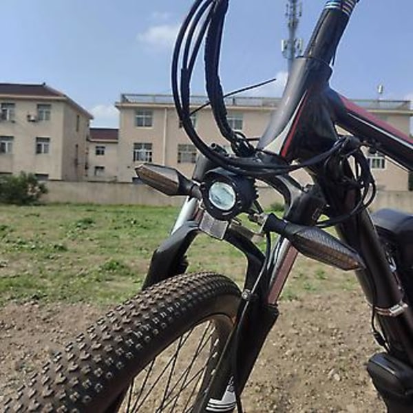 För Bbs01 Bbs02 Elcykel 24v/36v/48v Strålkastare Fram Bak Blinkers Bromsljus Ebike