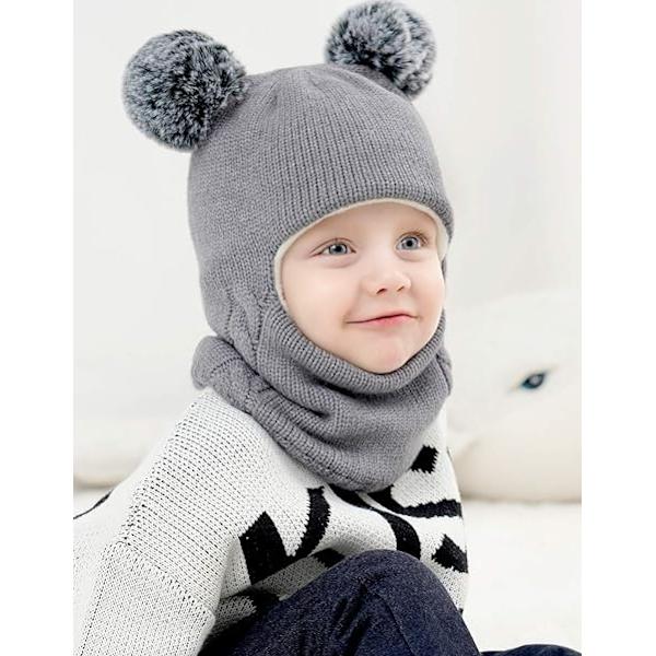 Vauvan talvihattu ja huivi -setti, unisex-lastenhattu ja huivi