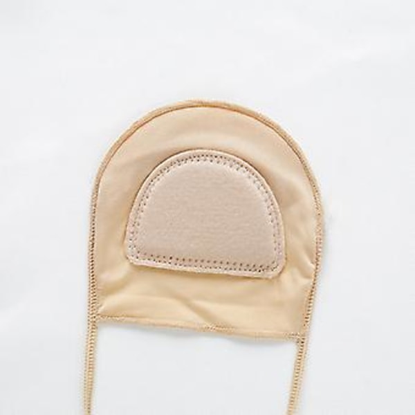 4 par damslingback linerstrumpor med dämpning för framfoten, tå-täckande lågt skurna osynliga strumpor (mixade färger)