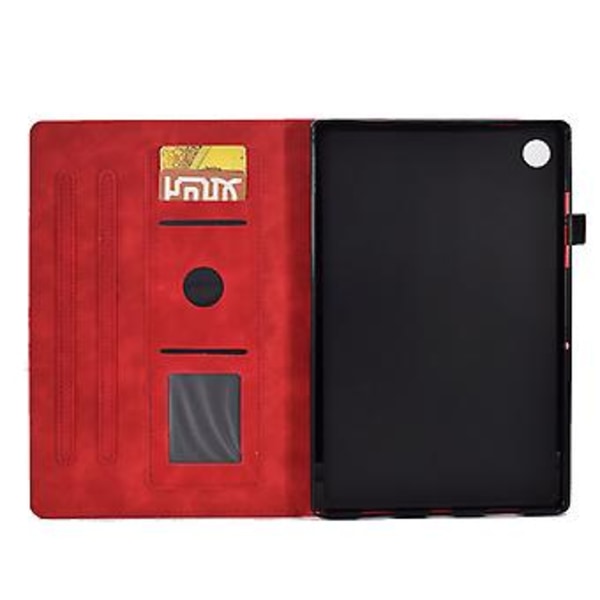 Tower Læder Tablet Etui Til Samsung Galaxy Tab A9+ (Rød)