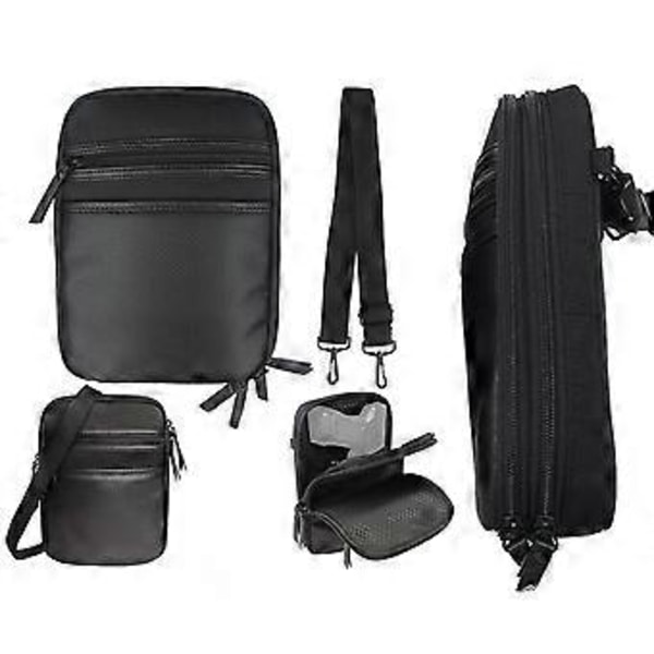 Vattentät midjeväska för män PU-läder Crossbody-väska Taktisk bröstväska Militär axelväska Casual bältesväska