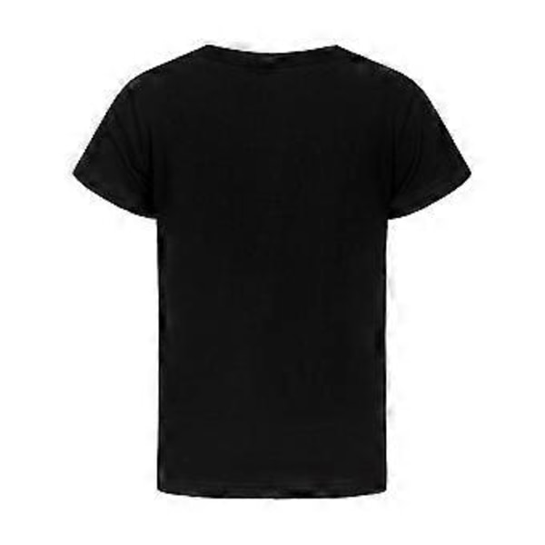 Geometry Dash Barne T-skjorte Gaming Fans Gutter Jenter Casual Kort Ermet Tee Topper (9-10 År Svart)