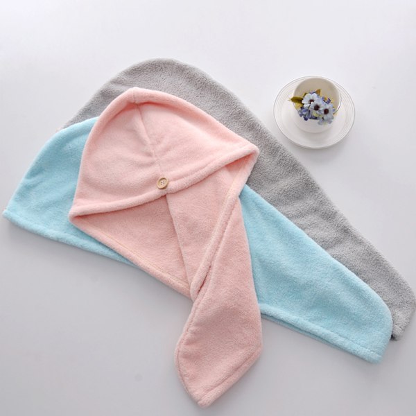 2 stk. - Mikrofiber Håndklæde Wrap Ultra Absorberende, Hurtig Tørring Hår*