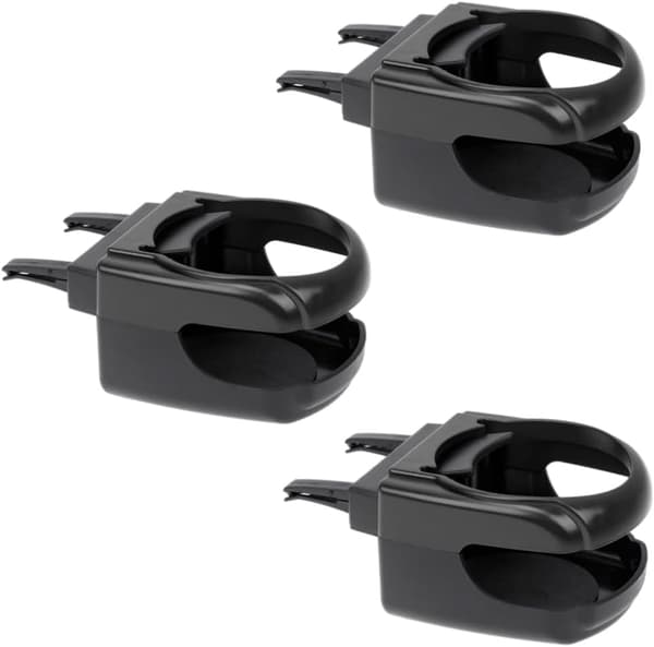（svart）3 stk. Multifunksjonell bilkoppholder Koppholdere for Ca