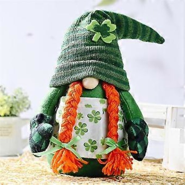 Barn Tost. Patrick's Day Tomtedocka Svenska Älvtomtar Ornament Set Handgjorda