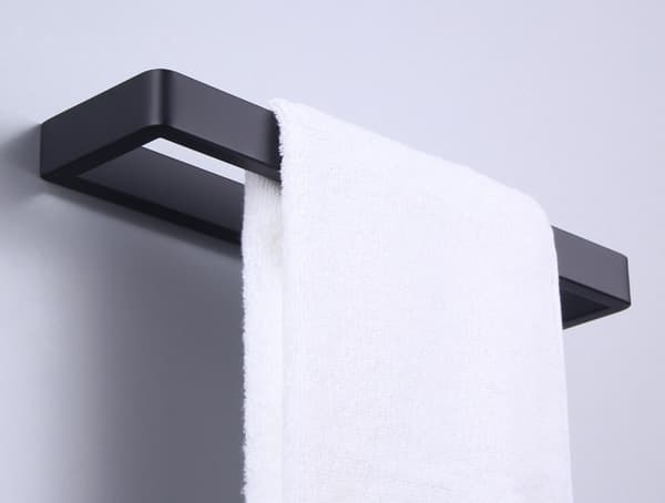 Badhåndkleholder Ring Håndkleholder Svart SUS304 Rustfritt