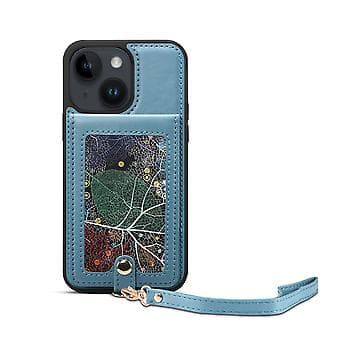 ESEBLE Telefonhus med Kortlomme til iPhone 15 (Blå)