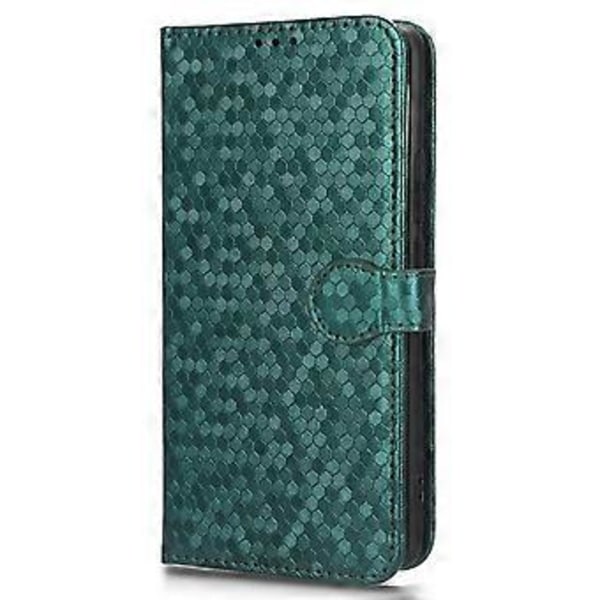 Til Infinix Note 30 4G Punktpræget PU Læder Stativ Etui Pengepung Telefon Cover (Style E)