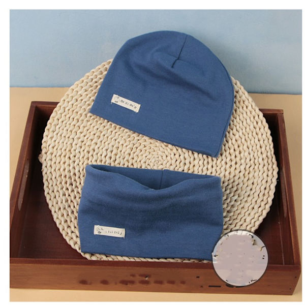 (M) Vastasyntyneen hattu- ja huivisetti Super Soft Cotton Cap lapsille