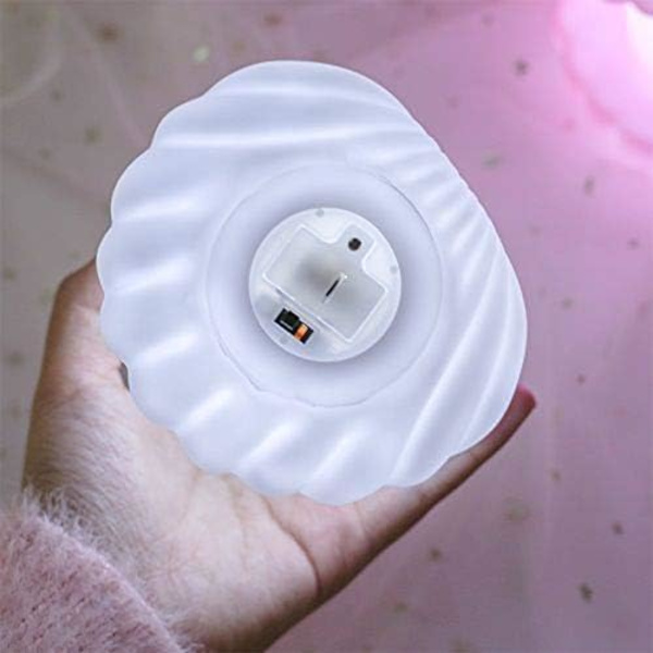 Shell Pearl Night Light Sänglampa Sovrum Ljus C