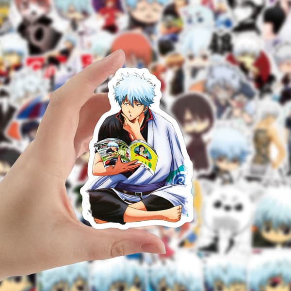 50 animerte klistremerker (stil 58)