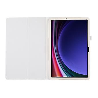 Litchi Tekstur Tablet Etui til Samsung Galaxy Tab S9+ (Hvid)