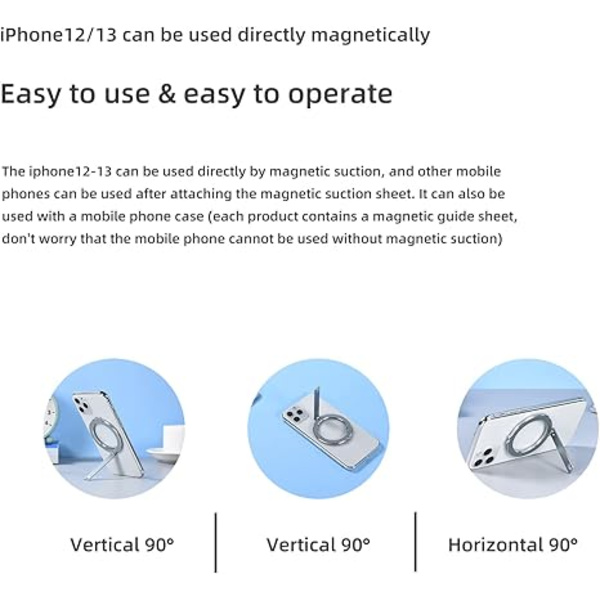 Magnetisk Mobiltelefonhållare  Magnetisk Telefonhållare Multifunktion