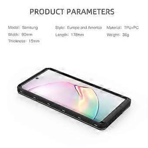 Skyddande fodral för Samsung Galaxy Note20 Ultra 5G