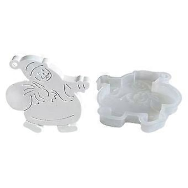 Jule Epoxy Resin Forme Håndlavede Ornamentforme Resin Støbeform DIY Vedhængsforme til Håndlavede Håndværk